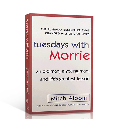 【现货】英文原版 Tuesdays with Morrie相约星期二 真实故事余秋雨推荐青少年课外读物外国当代文学小说书籍