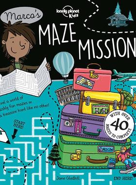 【特价清仓】LonelyPlanet英文原版LP孤独星球 Marco's Maze Mission 1马可的迷宫任务儿童幼儿插图读物书籍