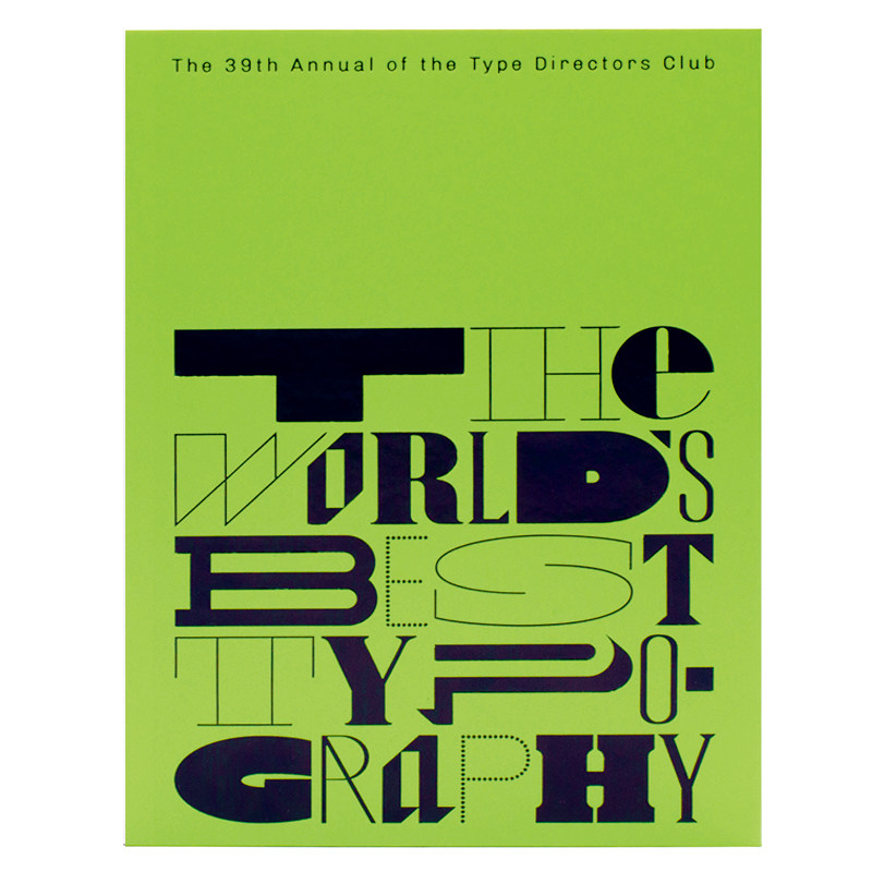 【现货】Type Directors Club of New York:Typography 39 纽约字体指导俱乐部年鉴 39 平面字体设计年鉴书籍怎么看?