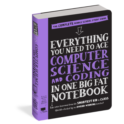 【特价清仓】英文原版 Computer Science Big Fat获得A的方法科学与编码 计算机基础编程工具书学生学习指南科普百科书籍
