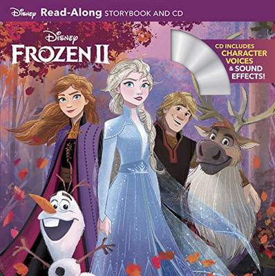 【预售】英文原版 Frozen2 Read Along Storybook冰雪奇缘2暗影森林（配CD）迪士尼独立阅读绘本故事有声读物儿童书籍