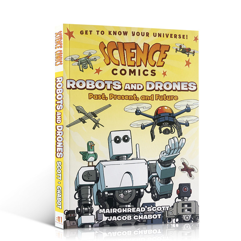 drones 科学漫画系列机器人 科普读物认知中小学生课外阅读儿童书籍