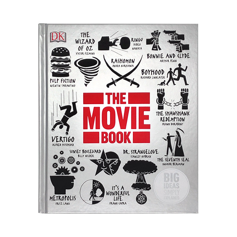 【特价清仓】英文原版 The Movie Book DK电影百科全书 易科学认知系列读物图解艺术百科图文解读经典作品艺术类书籍