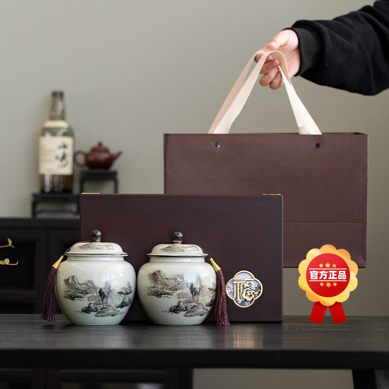 【顺丰送货上门】福林門实木礼盒金骏眉红茶花香果香500g送礼大气