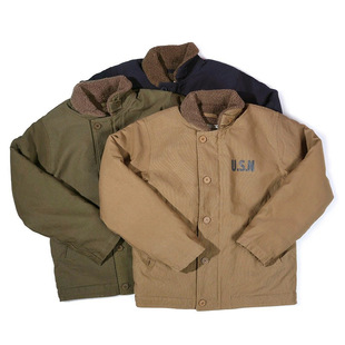 AK男装集市店海军N-1甲板服夹克DECK JACKET 加厚羊羔绒棉服外套