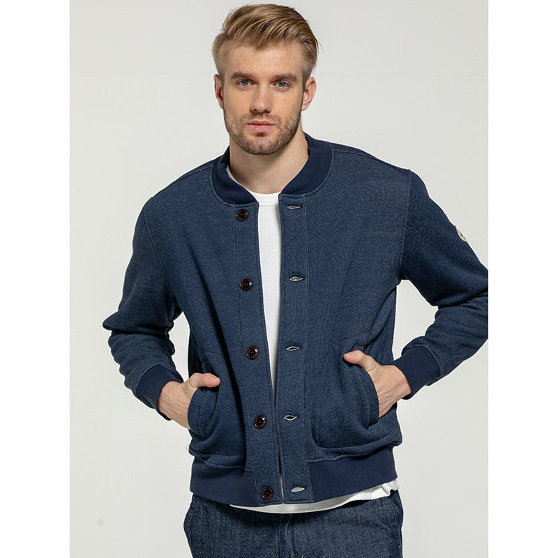 AK男装集市店爸爸冬装加绒加厚羊羔绒外套男棒球服夹克开襟纽扣