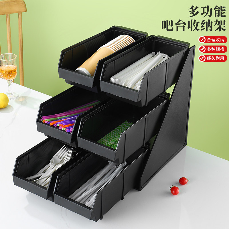 德国进口多格收纳盒奶茶咖啡店一次性储物盒塑料盒商用厨房吧台打