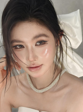 新款简约新娘配饰优雅千金气质小众时尚晚宴礼服婚礼高级项链服饰