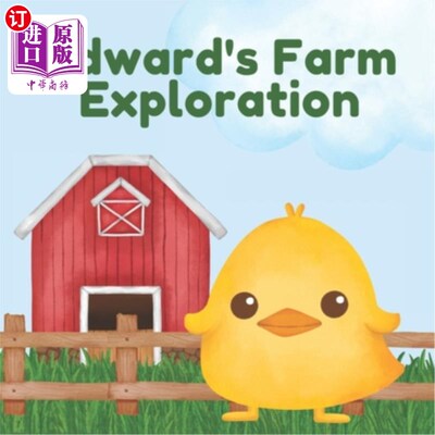 海外直订Edward's Farm Exploration: Ask for Help Kids Book about Daddy and Son- Farm Book 爱德华的农场探索:寻求帮助
