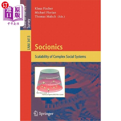 海外直订Socionics: Scalability of Complex Social Systems 社会学：复杂社会系统的可伸缩性