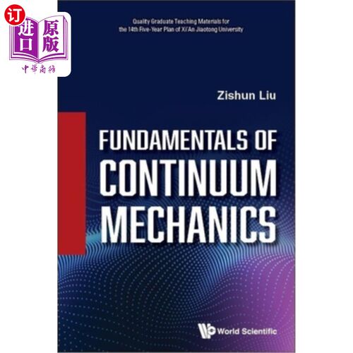 海外直订Fundamentals of Continuum Mechanics 连续介质力学基础