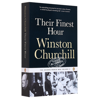 丘吉尔二战回忆录 2 英文原版 The Second World War 2 Their Finest Hour Winston Churchill 【中商原版】