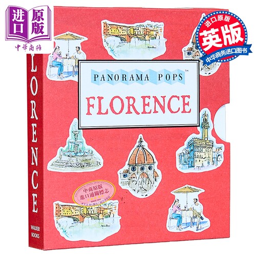 佛罗伦萨 Walker全景立体书系列 精美折叠插画 Florence Panorama Pops 英文原版 Sarah Maycock【中商原版】