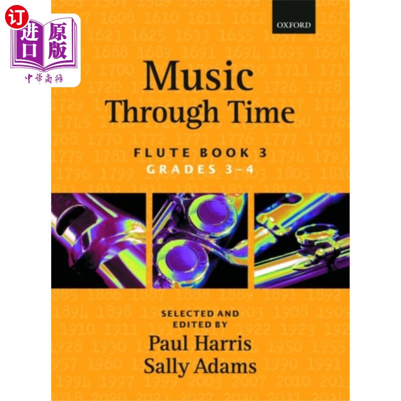 海外直订Music through Time Flute Book 3 《时光长笛》第三册