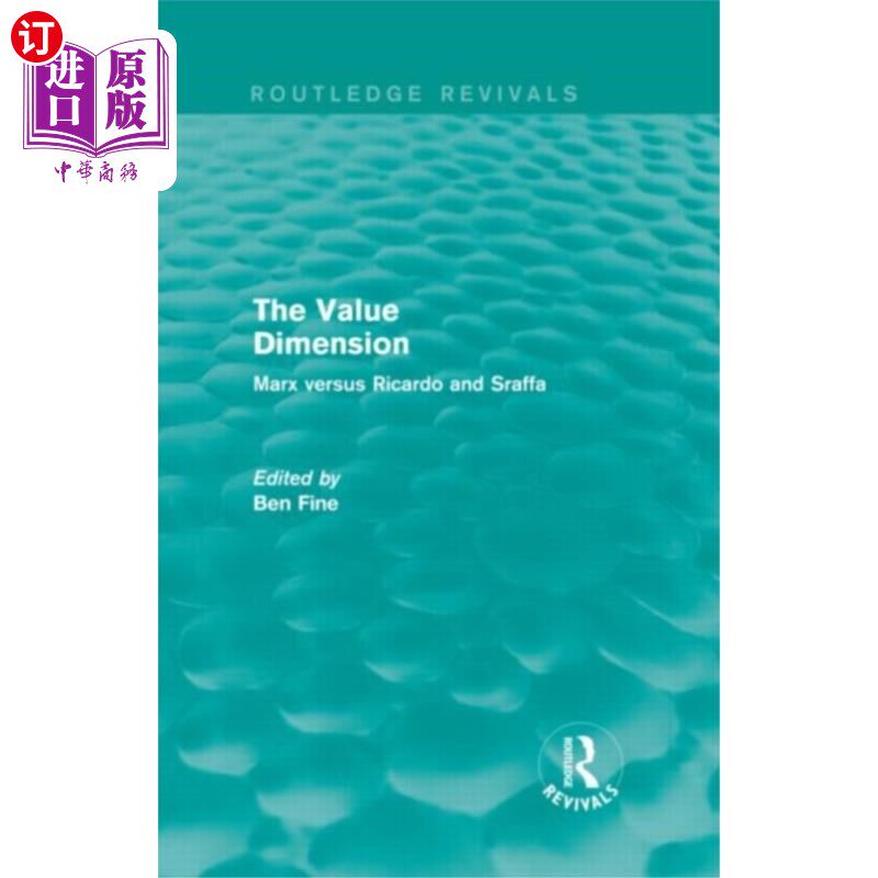 海外直订Value Dimension (Routledge Revivals) 价值维度(劳特利奇复兴)
