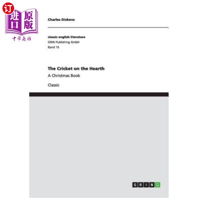 海外直订The Cricket on the Hearth: A Christmas Book 壁炉上的蟋蟀：一本圣诞书