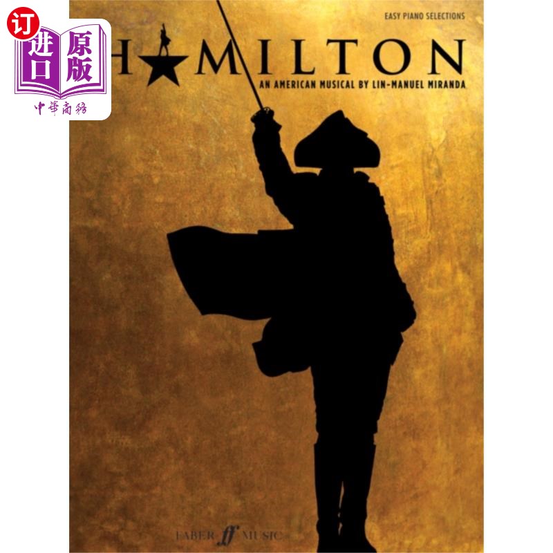 海外直订Hamilton Easy Piano Selections 汉密尔顿简易钢琴选集
