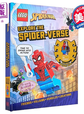 乐高探索平行宇宙的漫威蜘蛛侠 LEGO Marvel Spider Man Explore the Spider Verse 英文原版 DK 漫威英雄【中商原版】