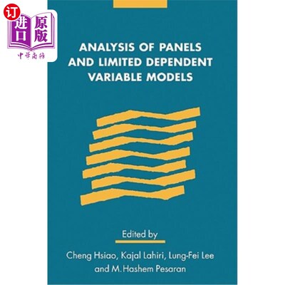 海外直订Analysis of Panels and Limited Dependent Variable Models 面板分析与有限因变量模型