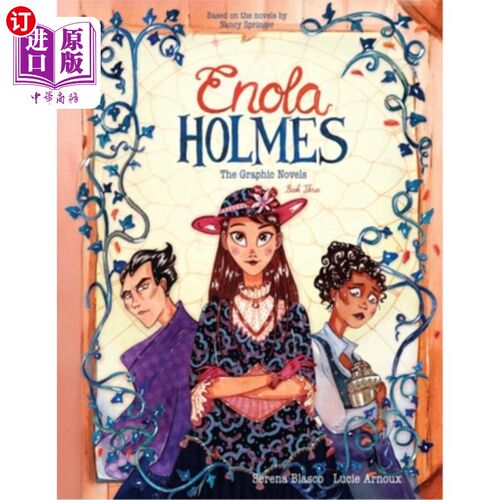 海外直订Enola Holmes: The Graphic Novels: The Case of the Black Barouche, the Case of th 埃诺拉·福尔摩斯：图画小说