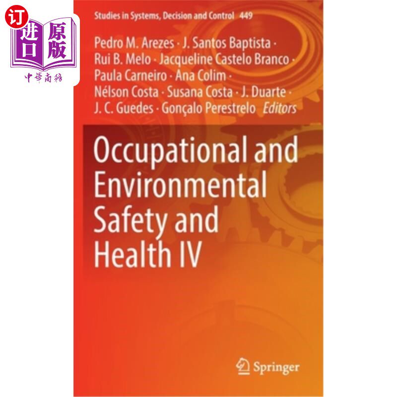 海外直订Occupational and Environmental Safety and Health IV 职业和环境安全和健康四