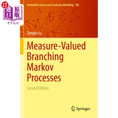海外直订Measure-Valued Branching Markov Processes 测度值分支马尔可夫过程