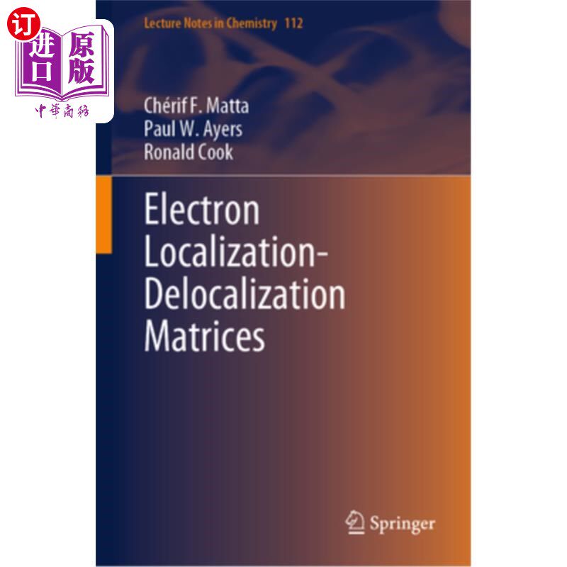 海外直订Electron Localization-Delocalization Matrices 电子定位-离域矩阵