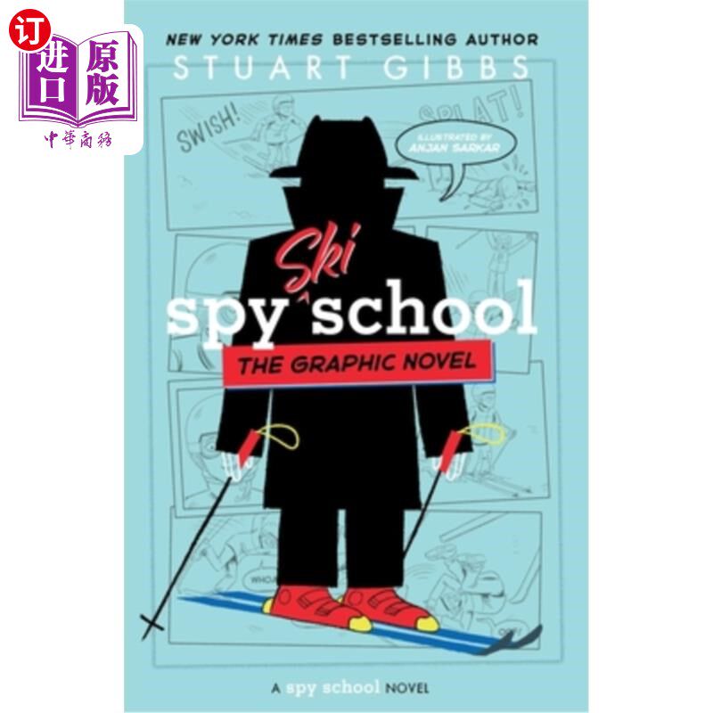 海外直订Spy Ski School the Graphic Novel 间谍滑雪学校的图画小说