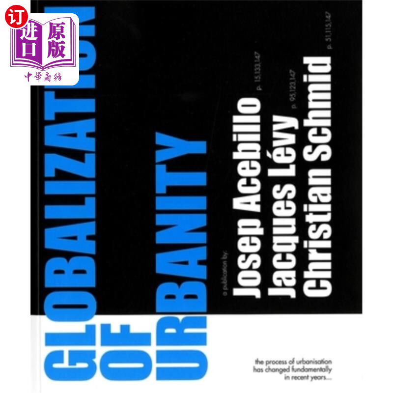 海外直订Globalization of Urbanity 全球化的都市风格