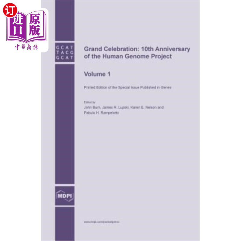 海外直订医药图书Grand Celebration: 10th Anniversary of the Human Genome Project: Volume 1 盛大庆祝:人类基因组计划