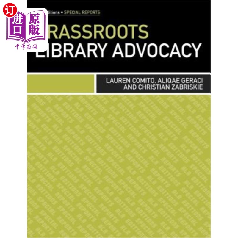 海外直订Grassroots Library Advocacy 基层图书馆宣传