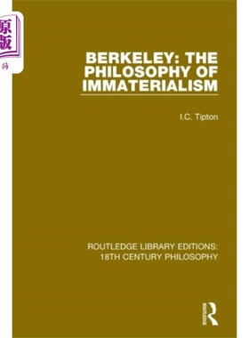 海外直订Berkeley: The Philosophy of Immaterialism 伯克利:《非唯物主义哲学