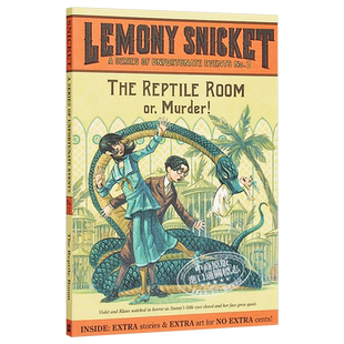 预售 【中商原版】雷蒙 斯尼奇的不幸历险2 可怕的爬虫屋 英文原版 A Series of Unfortunate Events #02 Lemony Snicket 科幻小说