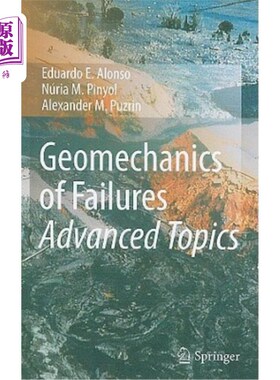 海外直订Geomechanics of Failures: Advanced Topics 失败的地质力学:高级主题