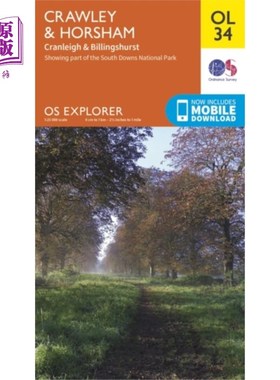 海外直订Crawley & Horsham, Cranleigh & Billingshurst 克劳利和霍舍姆，克兰利和比林斯赫斯特