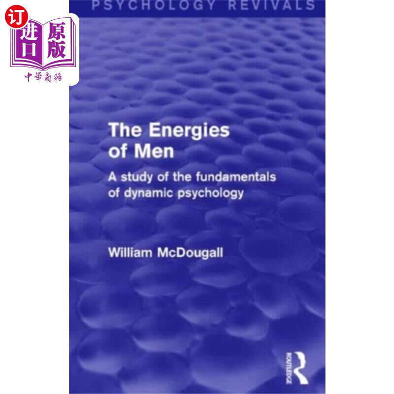 海外直订Energies of Men (Psychology Revivals) 人的能量(心理学复兴)