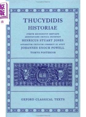 现货 修昔底德 历史 第2卷5-8 Historiae Volume II Books V-VIII 英文原版 Thucydides Stuart H Jone  JE Powell 【中商原版】