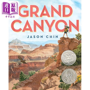 大自然地理知识百科图书 Canyon 进口图书 儿童科普绘本 英文原版 Chin：Grand 大峡谷 中商原版 现货 百科故事图画书 Jason