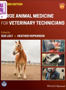 现货 兽医技术人员的大型动物医学 英文原版 Large Animal Medicine For Veterinary Technicians S Loly【中商原版】