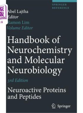 海外直订医药图书Handbook of Neurochemistry and Molecular Neurobiology: Neuroactive Proteins and  神经化学和分子神经