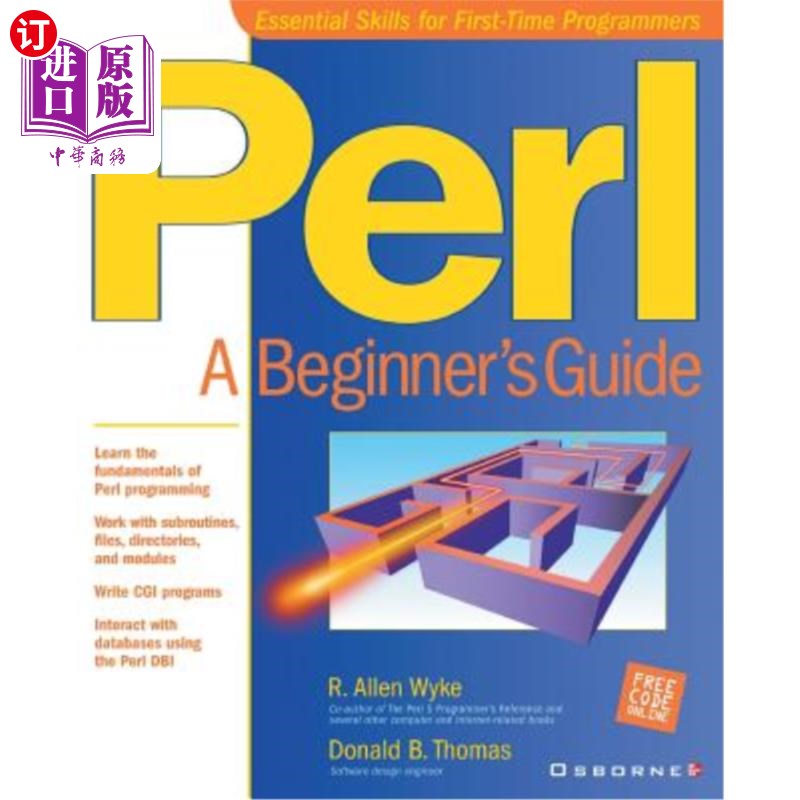 海外直订Perl: A Beginner's Guide Perl：初学者指南
