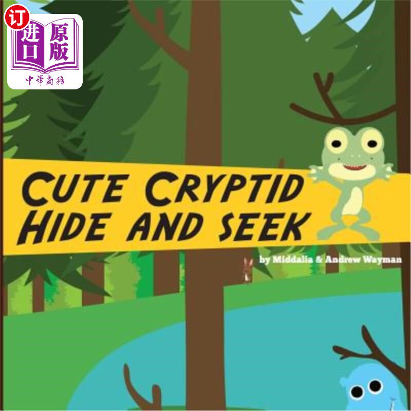 海外直订Cute Cryptids Hide and Seek 可爱的神秘动物捉迷藏