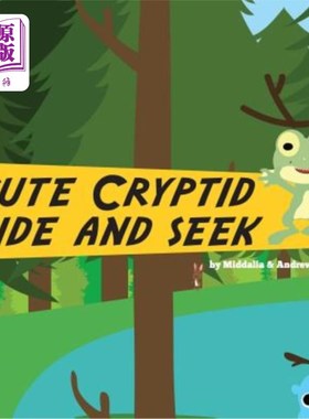 海外直订Cute Cryptids Hide and Seek 可爱的神秘动物捉迷藏