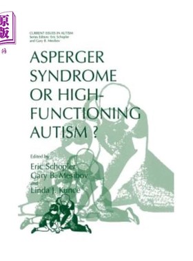 海外直订医药图书Asperger Syndrome or High-Functioning Autism? 阿斯伯格综合症或高功能自闭症？