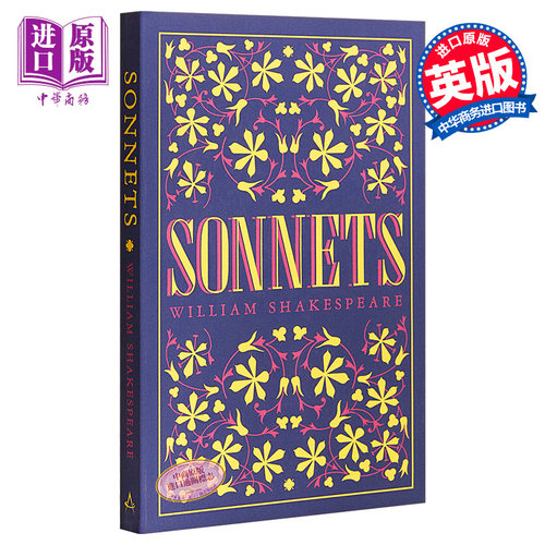 【中商原版】莎士比亚十四行诗 英文原版 Alma Classics: Sonnets / Shakespeare William