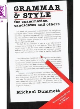 海外直订Grammar and Style: For Examination Candidates and Others 语法和风格：考生和其他人