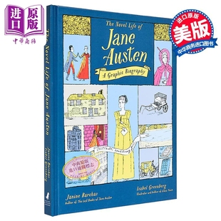 Life Janine 奥斯丁 Novel 图画传记 Barchas 英文原版 Jane 中商原版 Graphic The Biography 生活 简 Austen  A