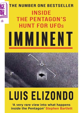 迫在眉睫 五角大楼内部搜寻 UFO Imminent Inside the Pentagons Hunt for UFOs 英文原版 Luis Elizondo【中商原版】