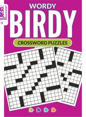 海外直订Wordy Birdy - Crossword Puzzles 冗长的鸟-纵横字谜