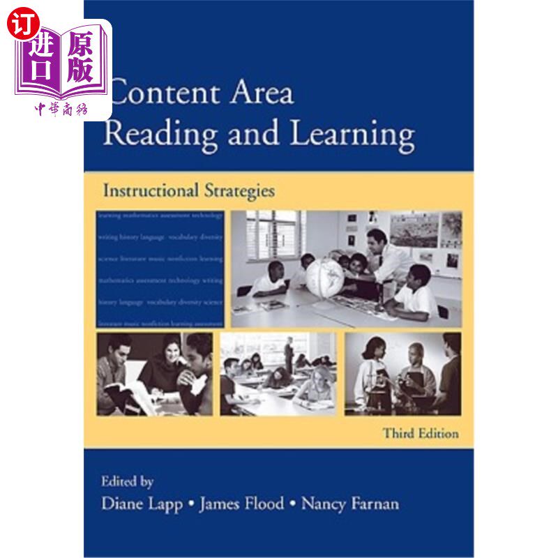 海外直订Content Area Reading and Learning: Instructional Strategies, 3rd Edition 阅读与学习:教学策略，第3版